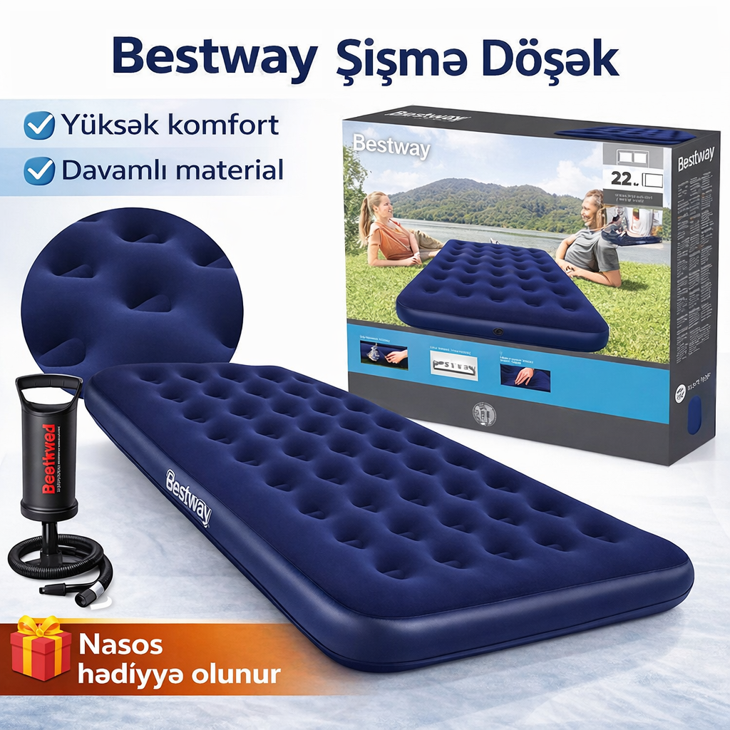 Şişmə Döşək Bestway